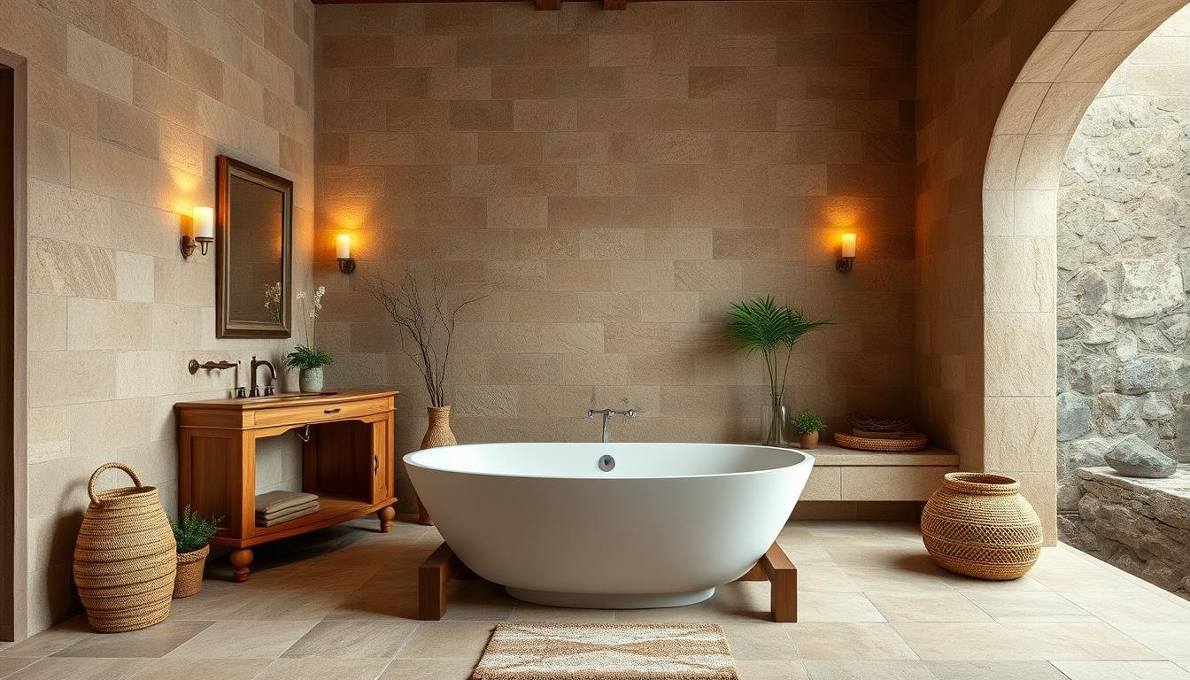 13 Earthy Bathroom Ideas: Natural Tones & Textures for a Grounded Feel
