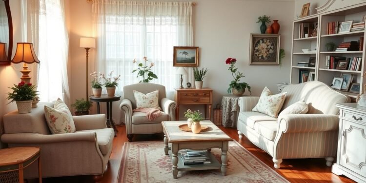 15 shabby chic ideas for your living room space