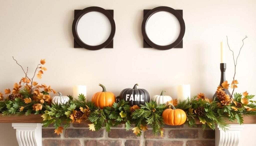 Fall mantel decor ideas